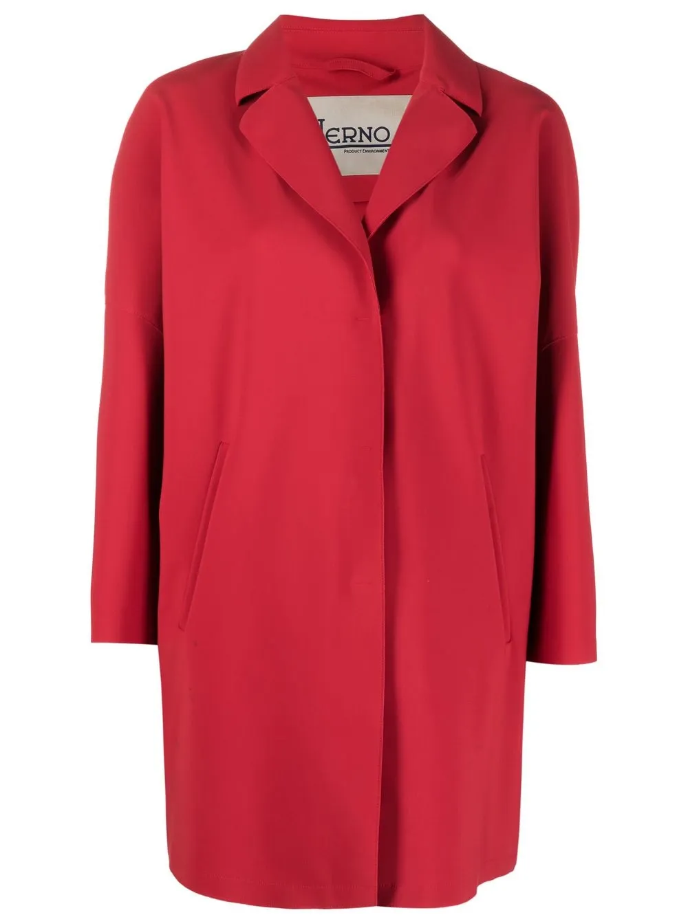 

Herno First-Act concealed coat - Red