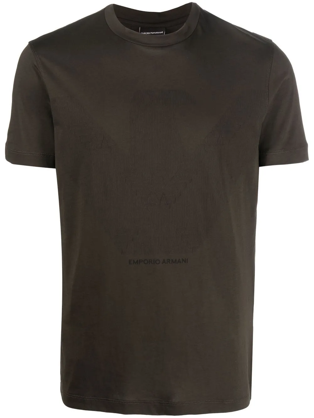 

Emporio Armani playera con logo estampado - Verde