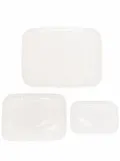 Seletti ceramic plate set - White