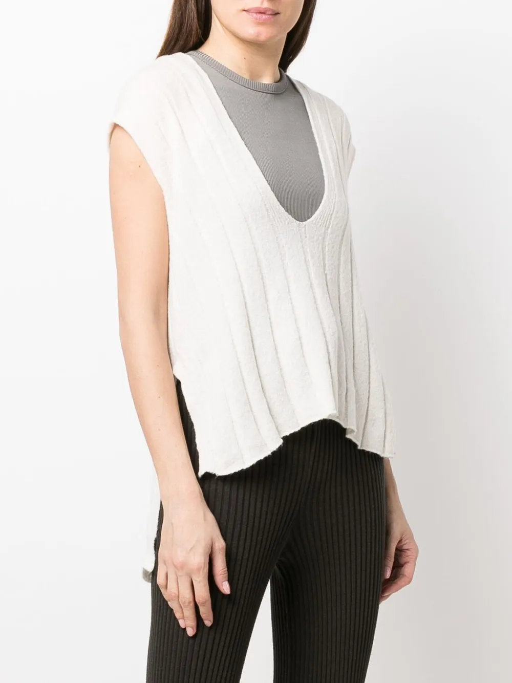 Grigio Canotta smanicata Farfetch Abbigliamento Intimo Magliette intime 