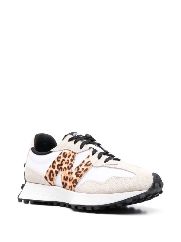 new balance 327 leopard trainers