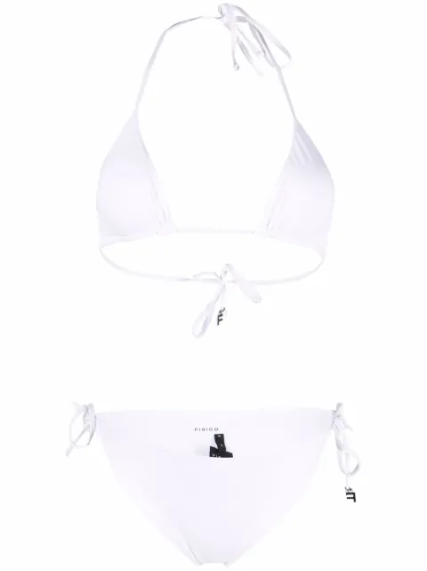Fisico - triangle halterneck tie bikini