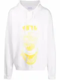 Ih Nom Uh Nit sketch print hoodie - White
