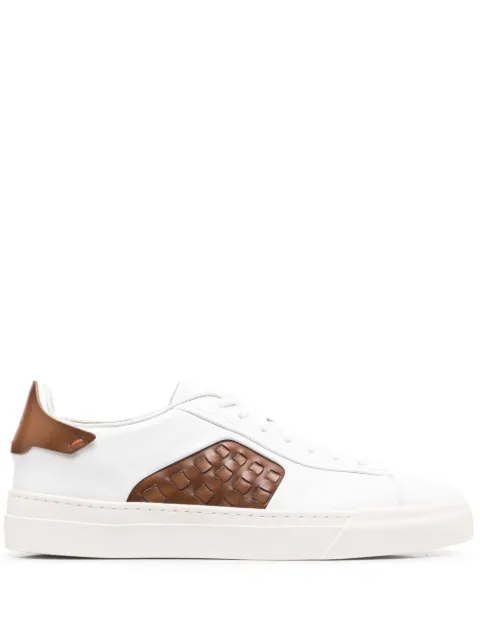 Santoni tenis bajos con paneles