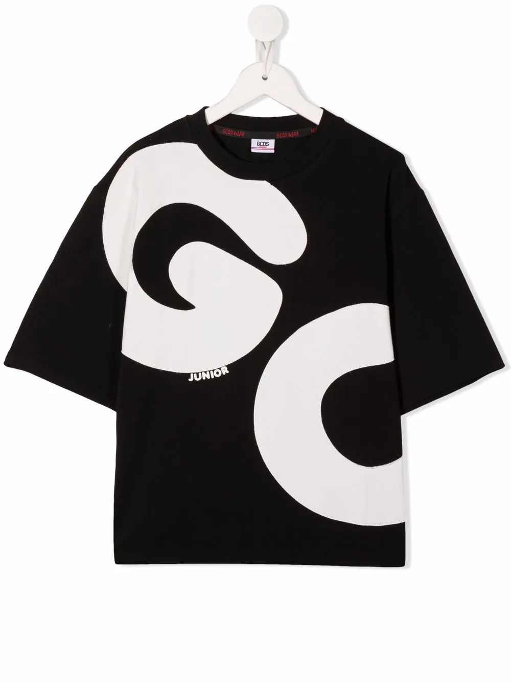 

Gcds Kids playera con estampado del logo - Negro