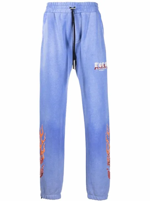 AMIRI pants con detalle de llamas