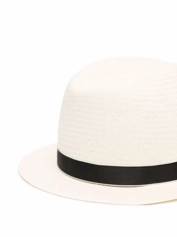 Emporio Armani logo-band Fedora Hat 