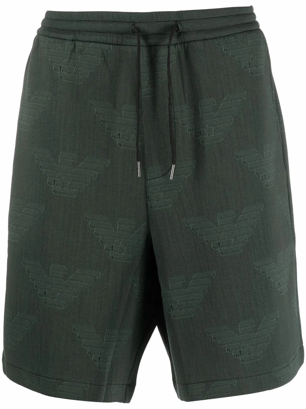 

Emporio Armani shorts con motivo del logo - Verde