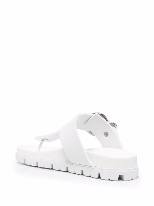 Prada lug-sole Flat Sandals - Farfetch