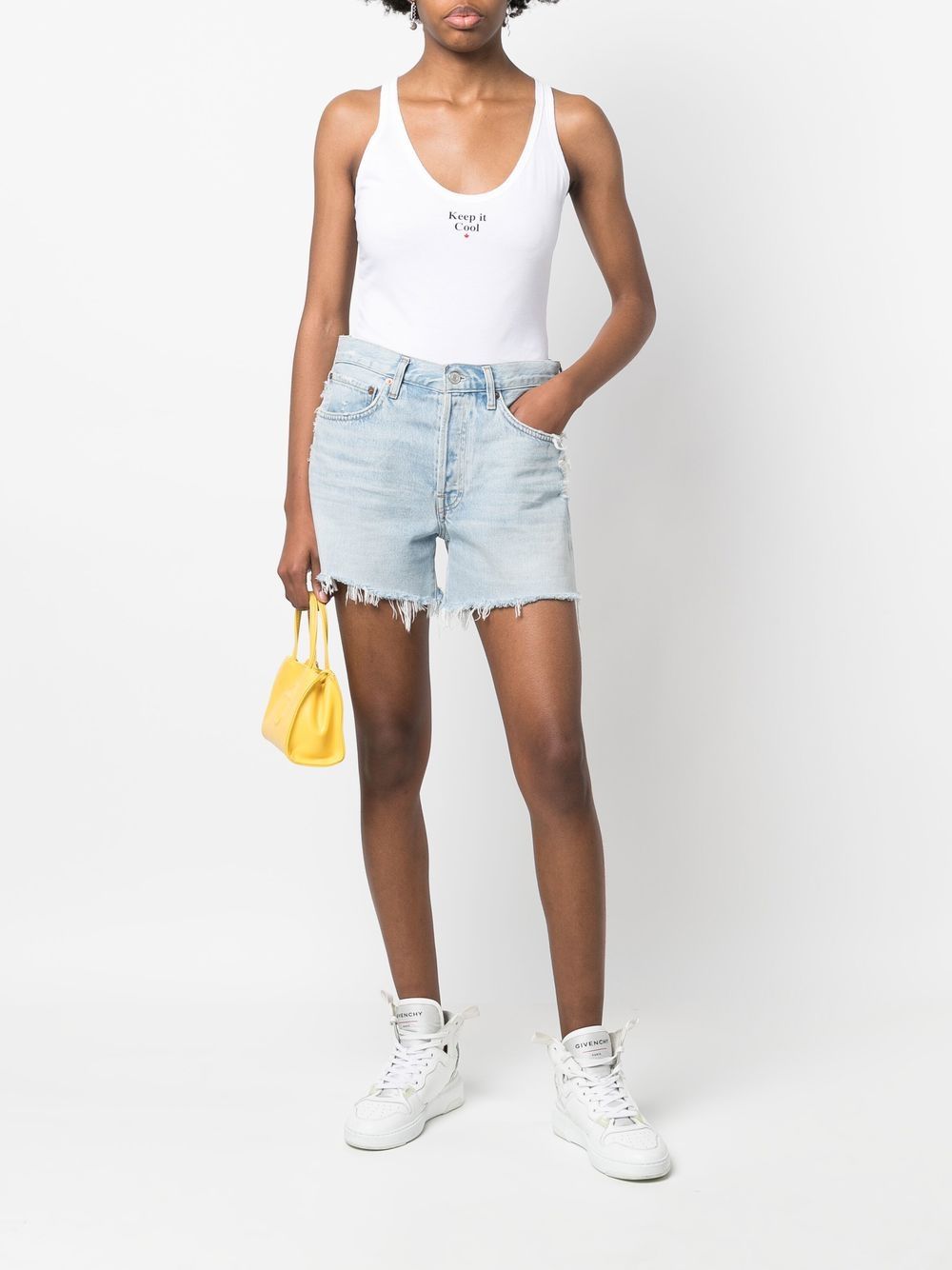 Dsquared2 Tanktop met tekst - Wit