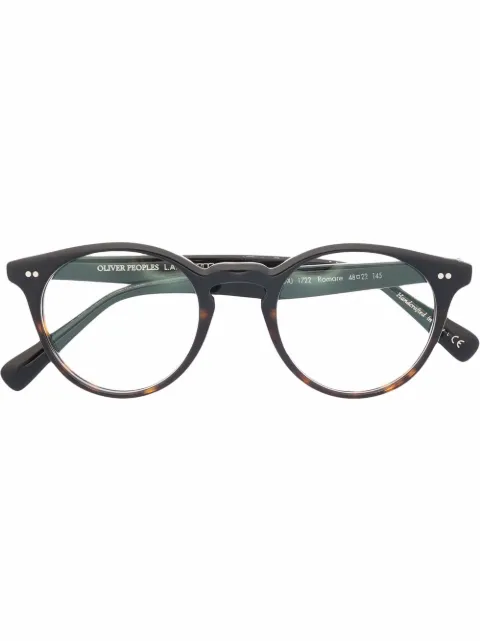 Oliver Peoples lentes con armazón redonda