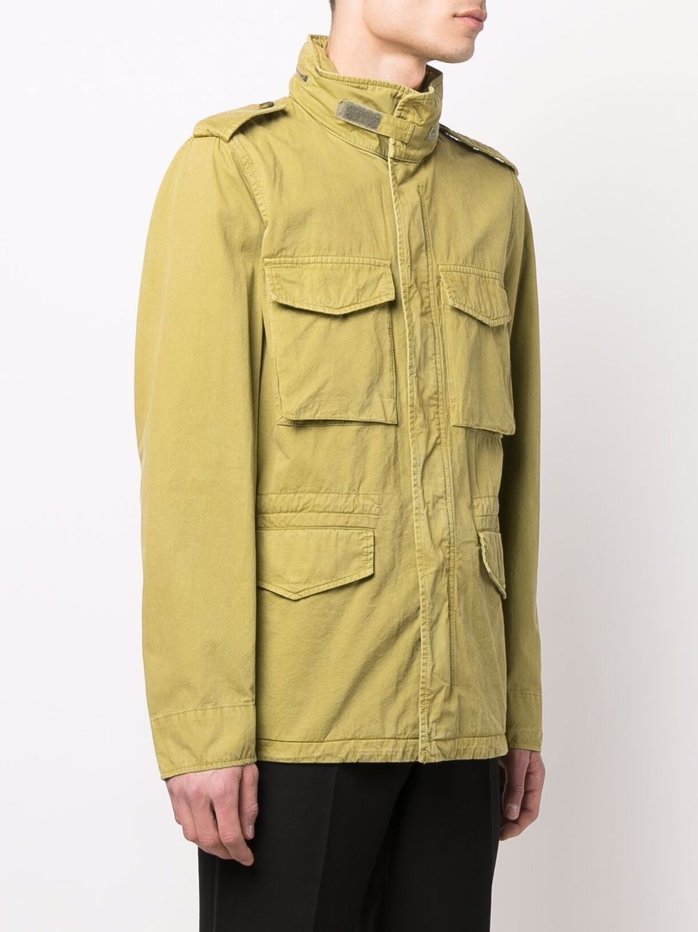 ASPESI Concealed Hood Military Jacket - Farfetch