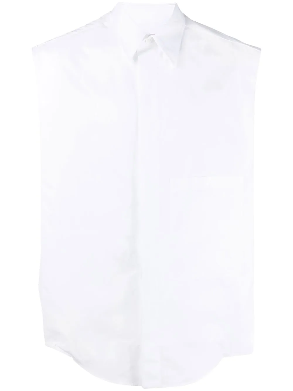 

Valentino camisa sin mangas - Blanco