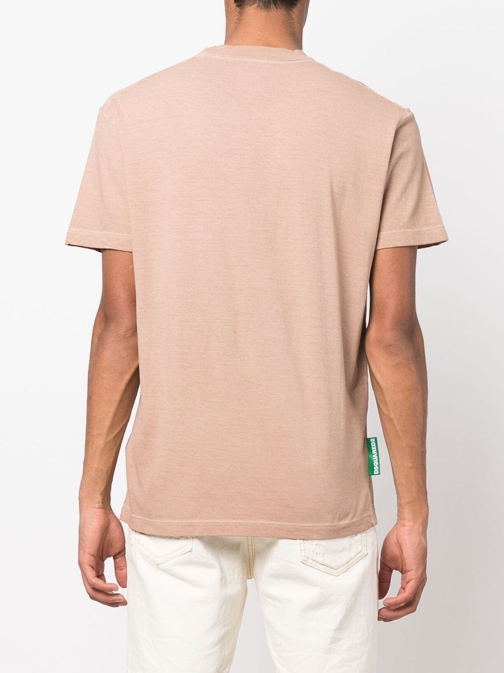 Shop Dsquared2 Slogan-print Cotton T-shirt In Brown