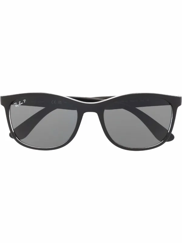 激安通販 | サングラス スクエアフレーム Ray-Ban ブラック JP FARFETCH | 小物
