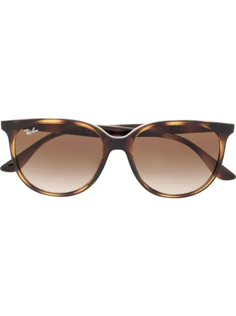 Ray-Ban tortoise square-frame sunglasses