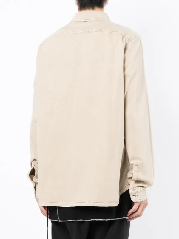 Rick Owens DRKSHDW シャツジャケット | ブラウン | FARFETCH JP