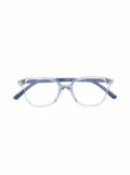 RAY-BAN JUNIOR transparent-frame glasses - Blue