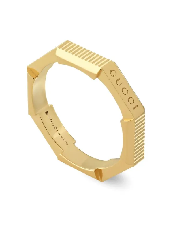 Gucci 18kt Yellow Gold Gucci Link To Love Ring - Farfetch