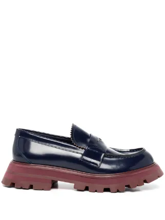 alexander mcqueen penny loafers