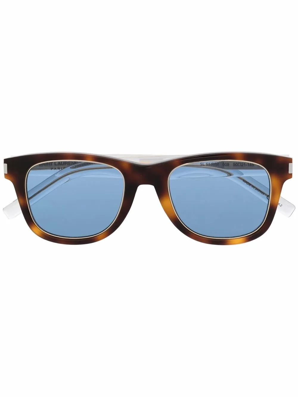 

Saint Laurent Eyewear lentes de sol con armazón cuadrada - Marrón