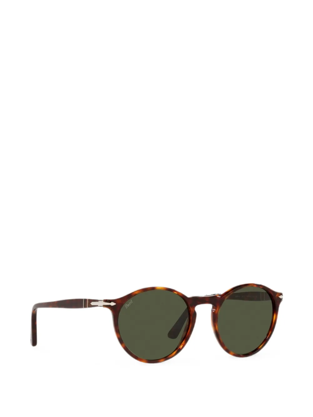 Persol Zonnebril met schildpadschild design Bruin