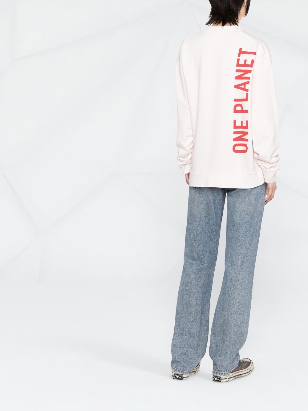 Shop Dsquared2 Smiley Cool Sweatshirt In Rosa