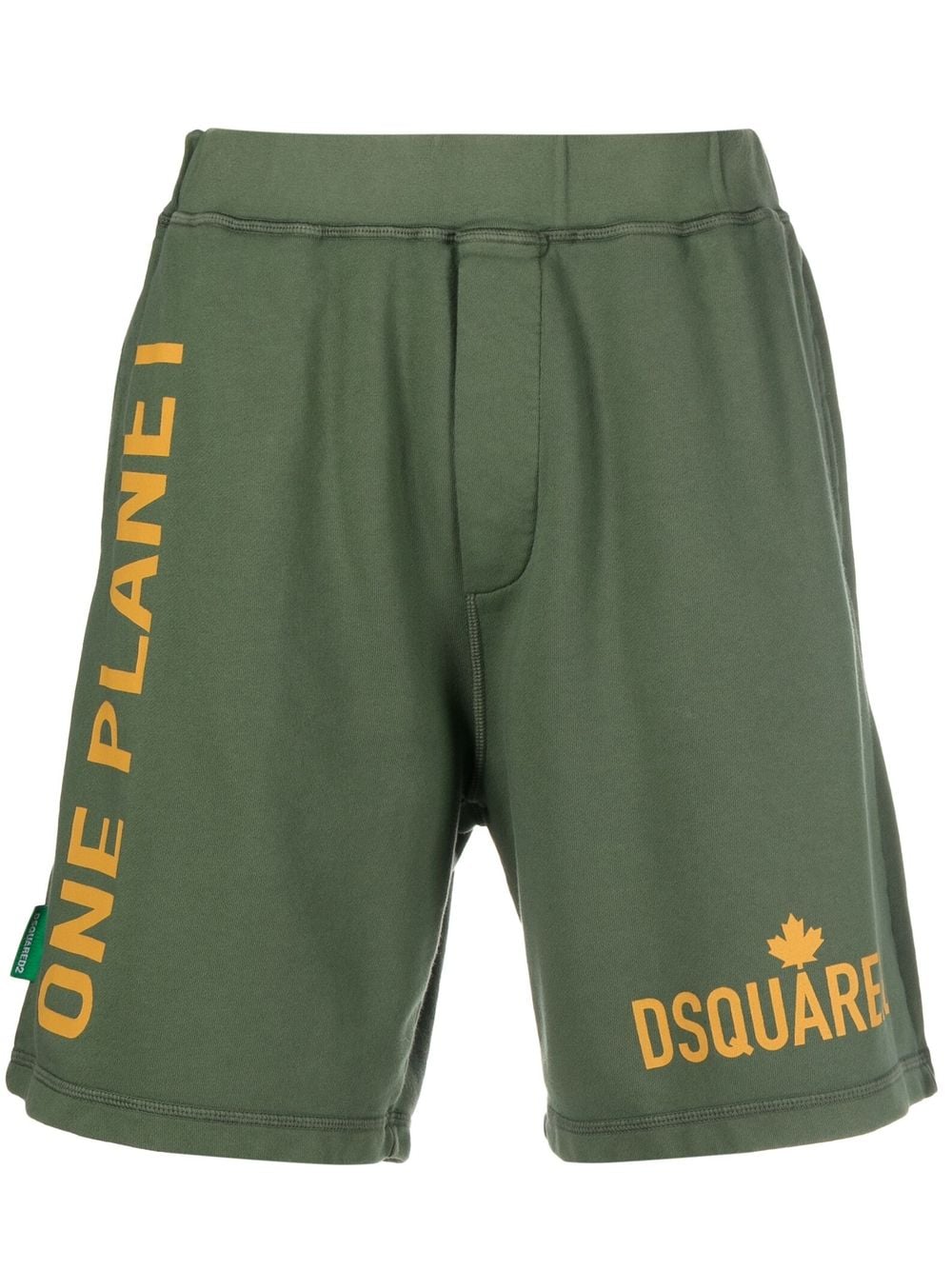 DSQUARED2 LOGO-PRINT TRACK SHORTS