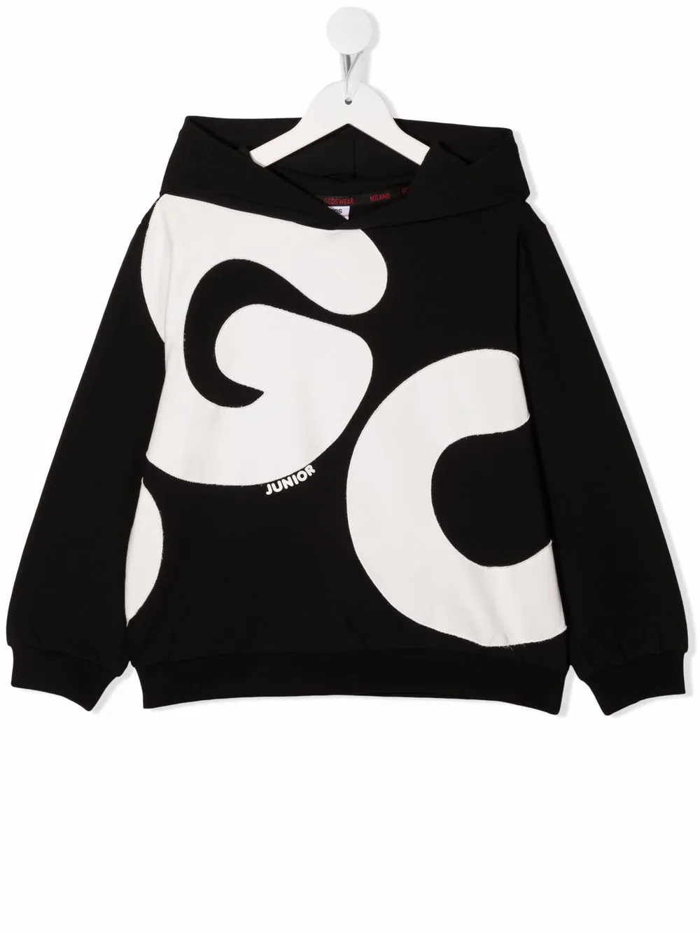 

Gcds Kids hoodie con logo estampado - Negro