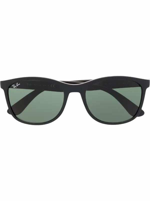 Ray-Ban スクエアフレーム サングラス | ブラック | FARFETCH JP