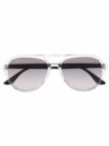 Ray-Ban transparent aviator sunglasses - Neutrals