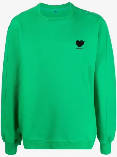 Ader Error sudadera con logo estampado