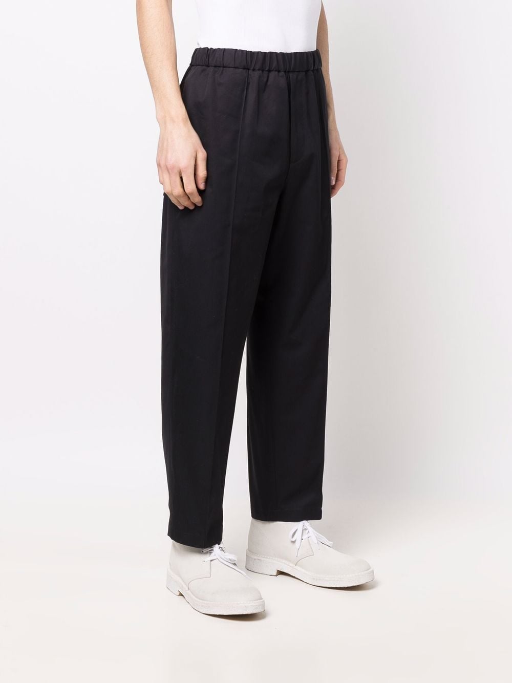 Jil Sander elasticated-waist straight-leg Trousers - Farfetch