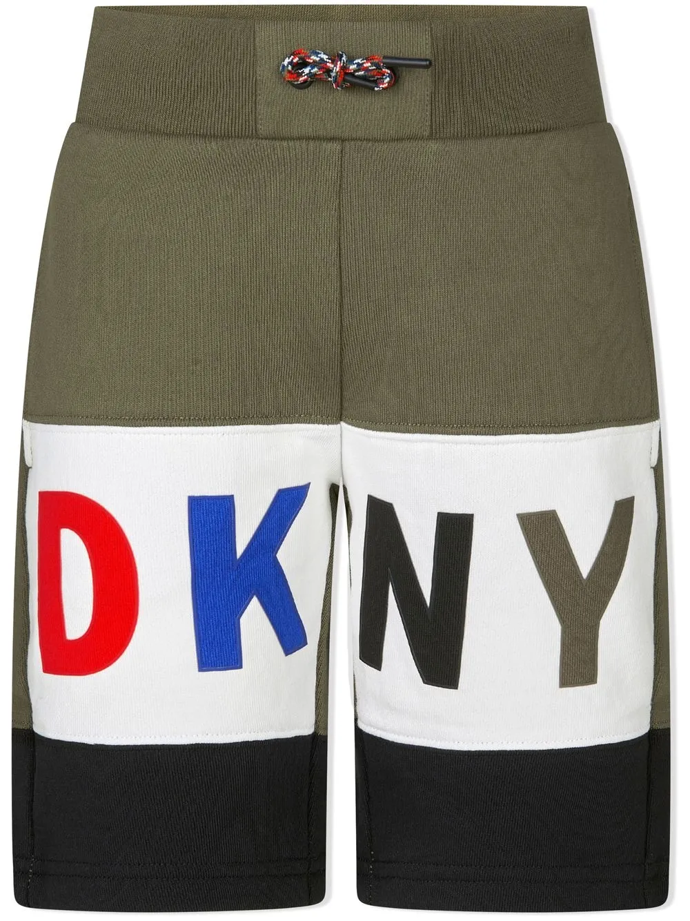 

Dkny Kids shorts con logo estampado - Verde