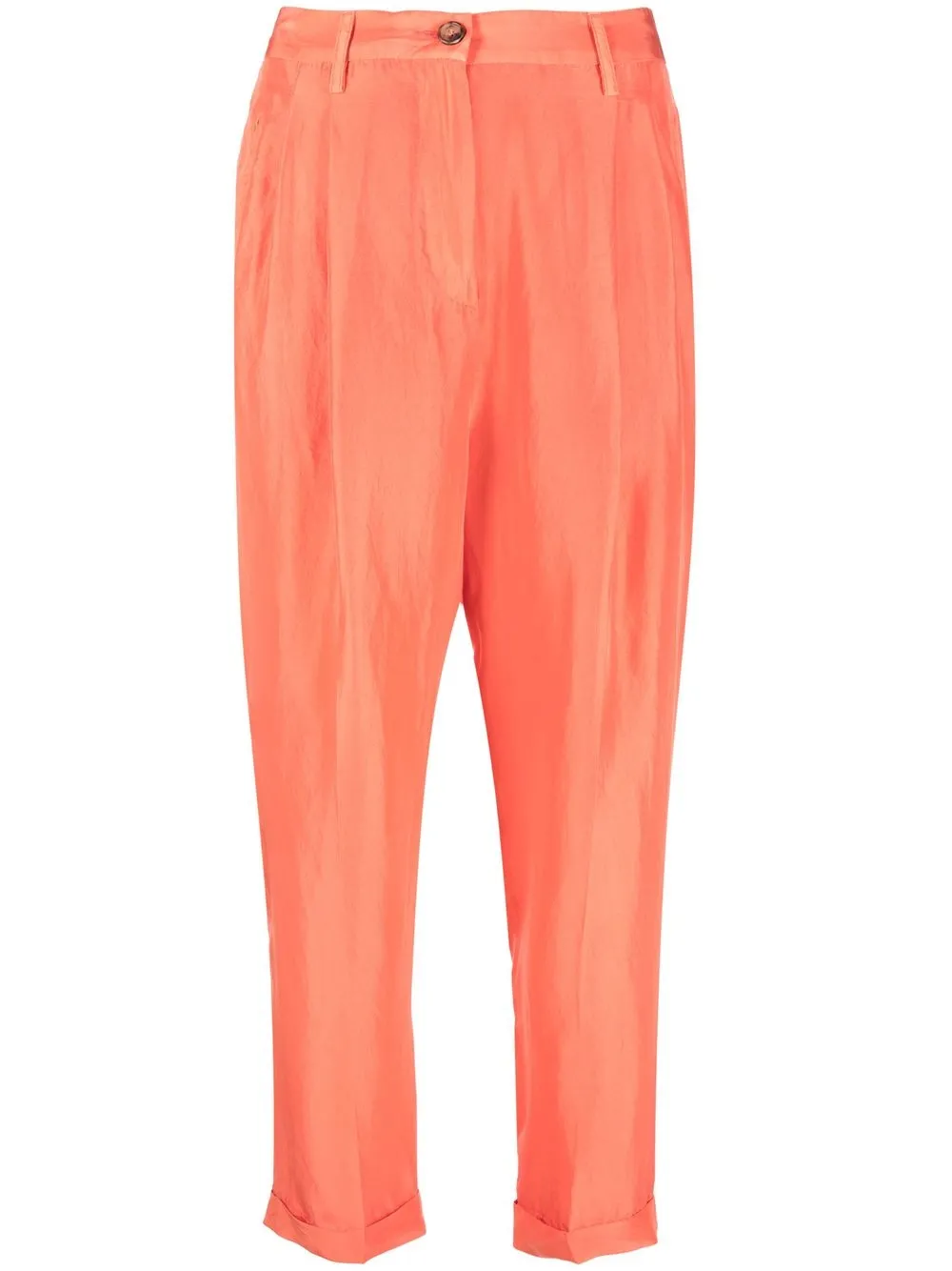 

Alberto Biani straight-leg cut trousers - Orange