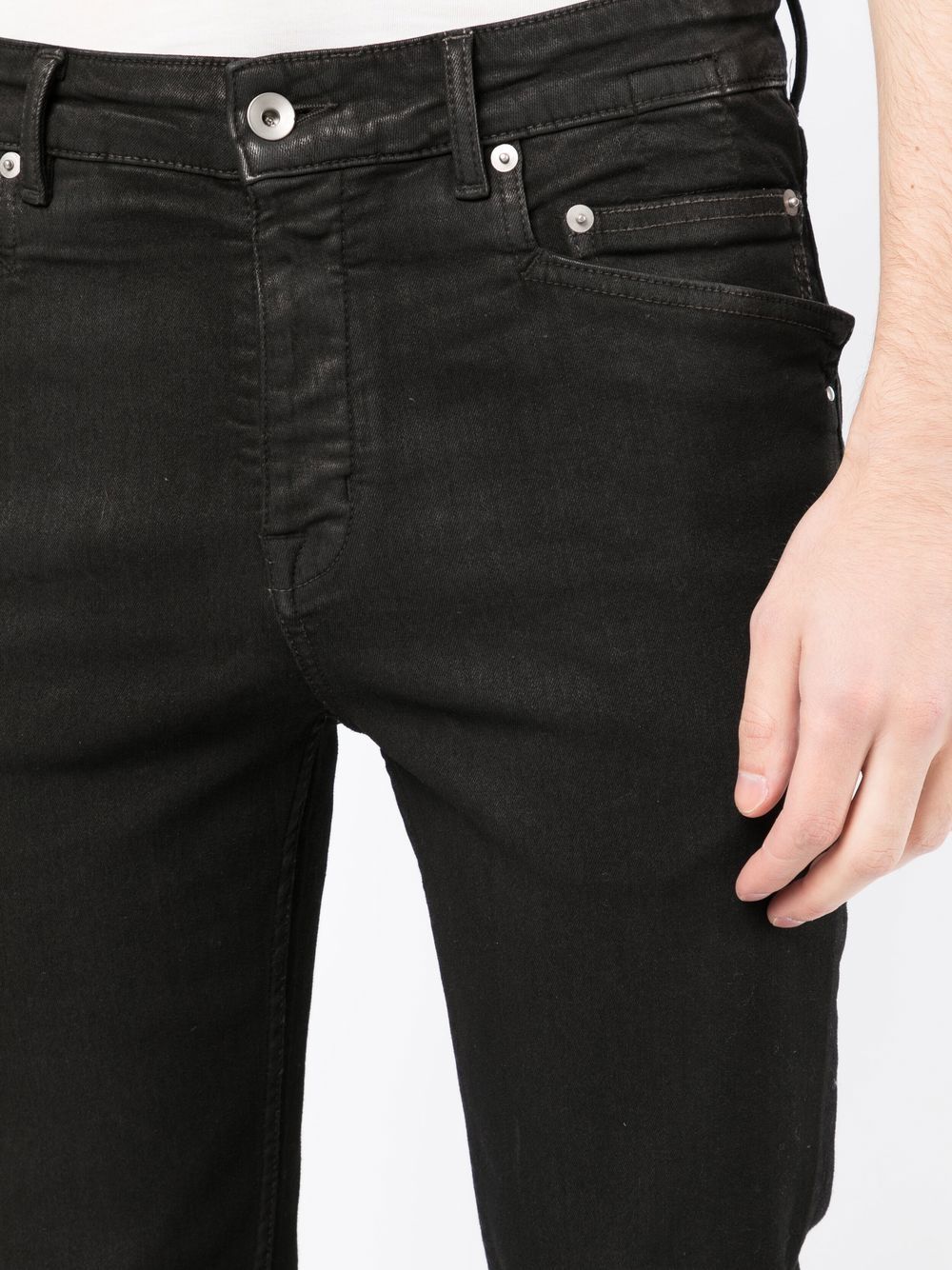 Rick Owens Drkshdw Tyrone Slim-cut Jeans In Black | ModeSens