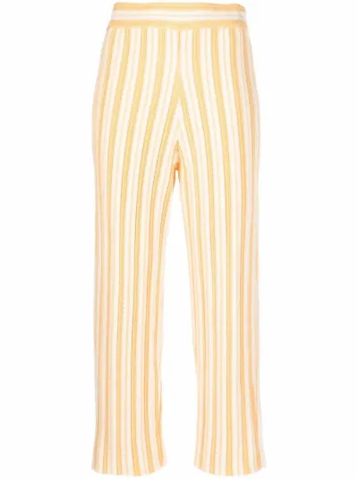 striped cropped trousers | Jil Sander 