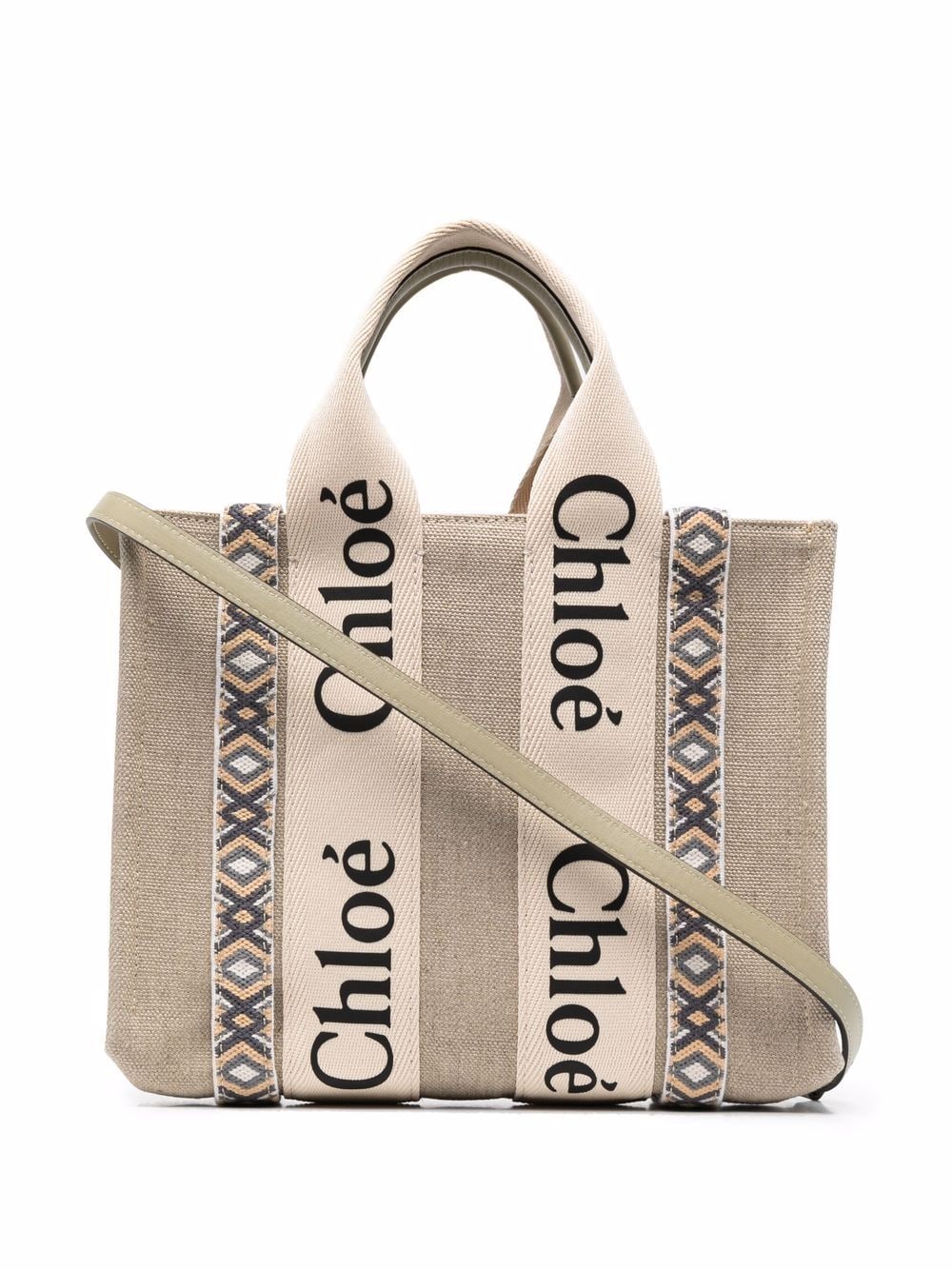 Chloé logo-print Tote Bag - Farfetch