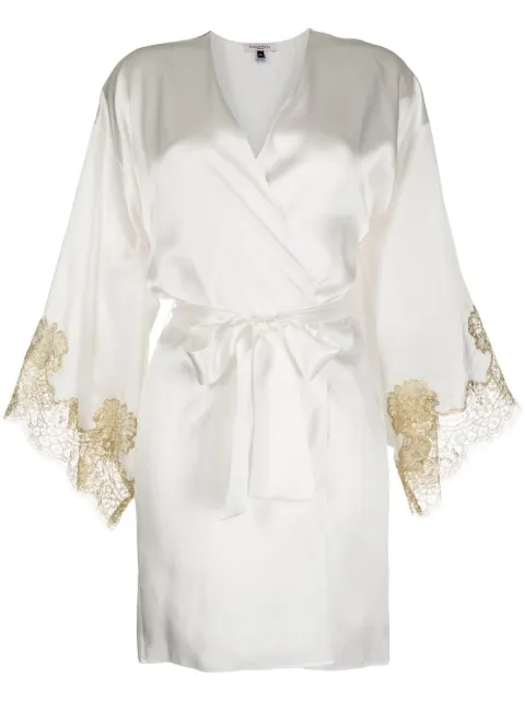 Gilda & Pearl Vestaglia Gina con bordo in pizzo