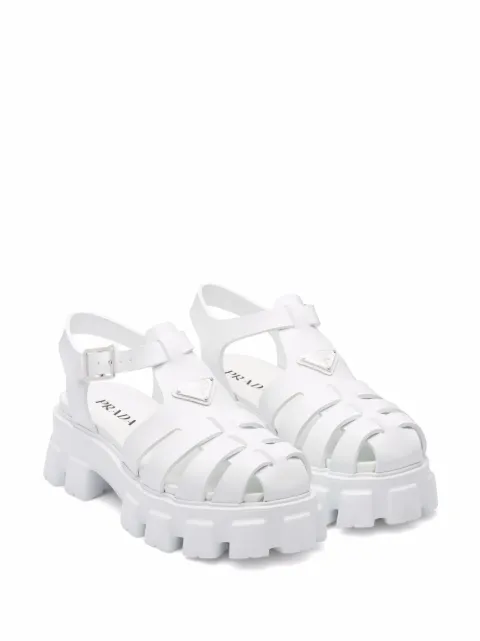 platform trainer sandals