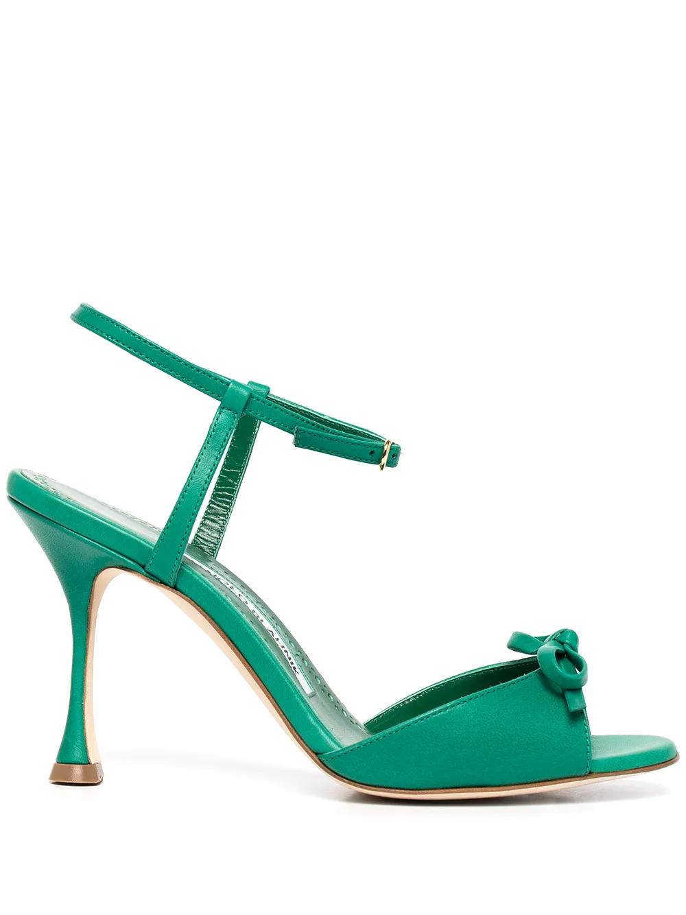 

Manolo Blahnik sandalias Pertinaxa con tacón de 90mm - Verde