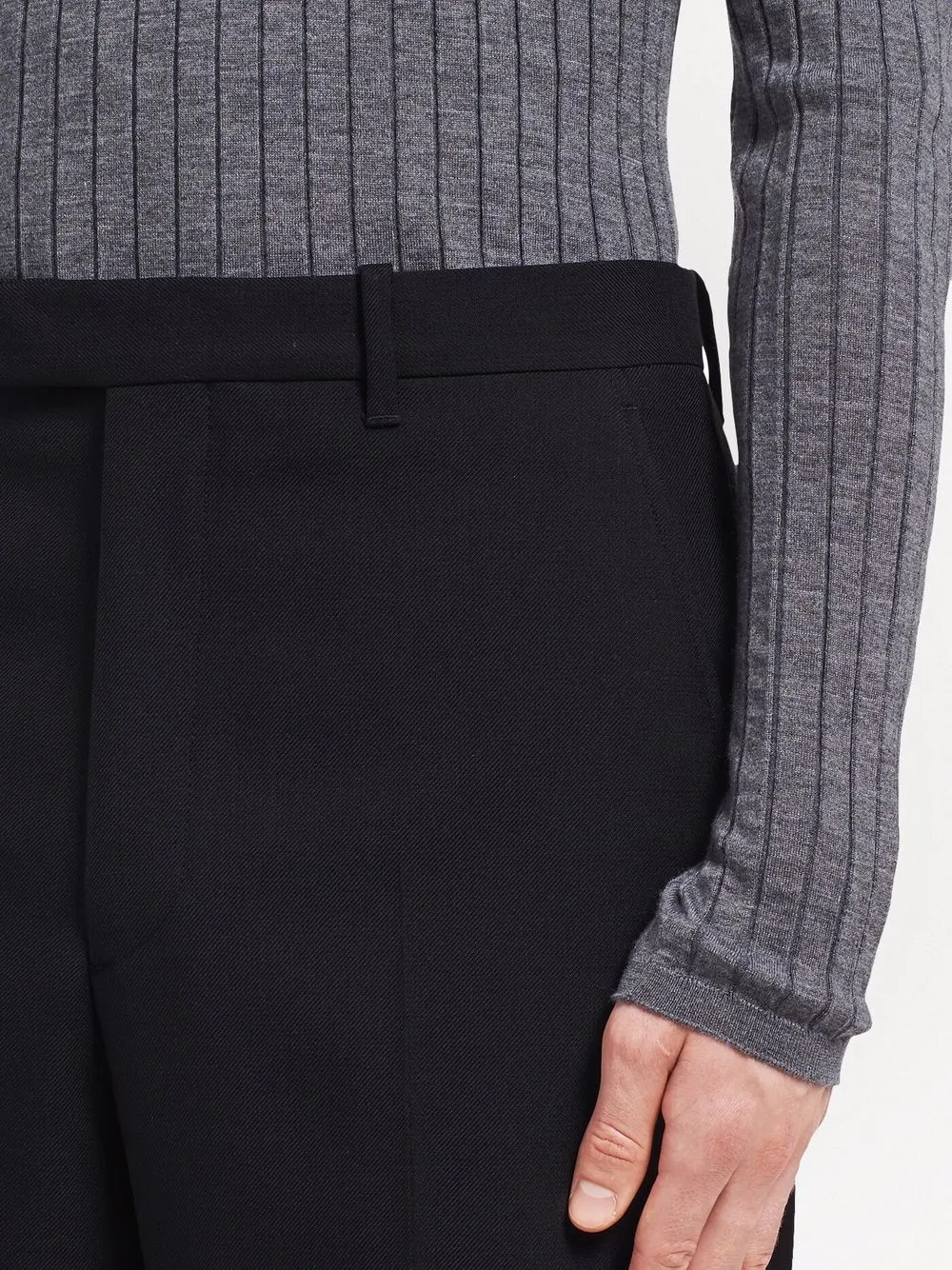 ブラック テクノストレッチ パンツ | PRADA