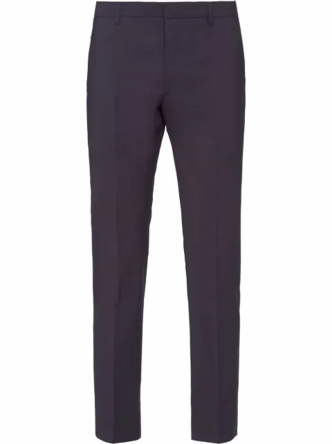 Prada wool tailored trousers