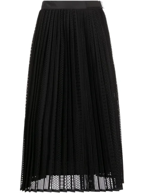 Moncler pleated midi skirt