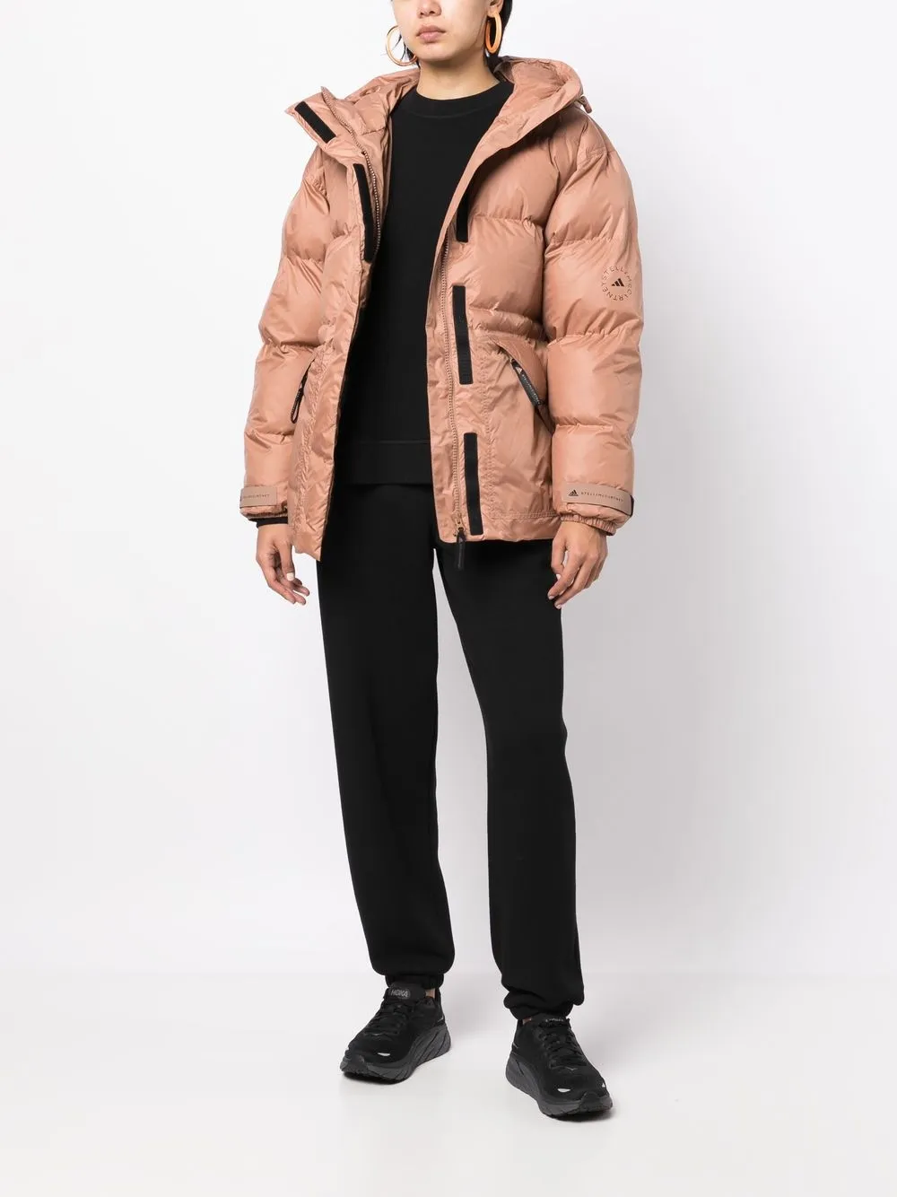 Adidas By Stella McCartney Hooded Recycled Puffer Jacket - Farfetch