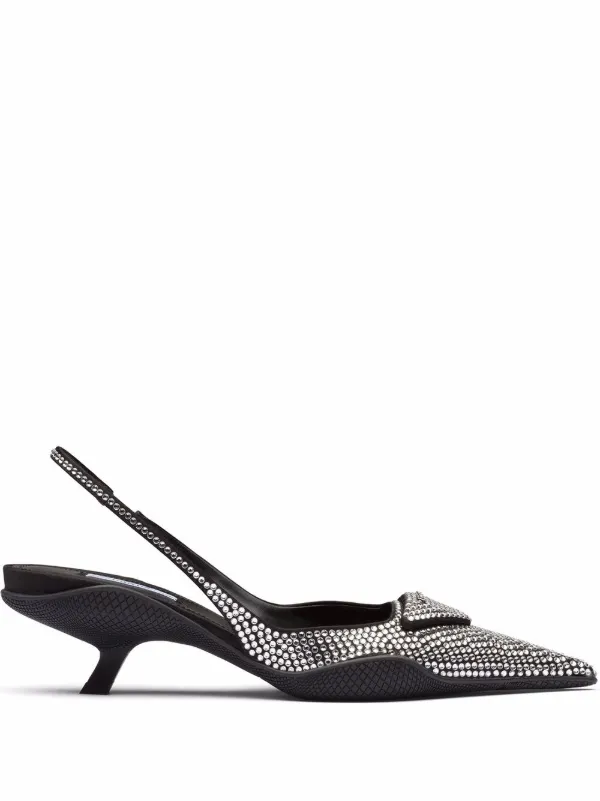 prada crystal pumps