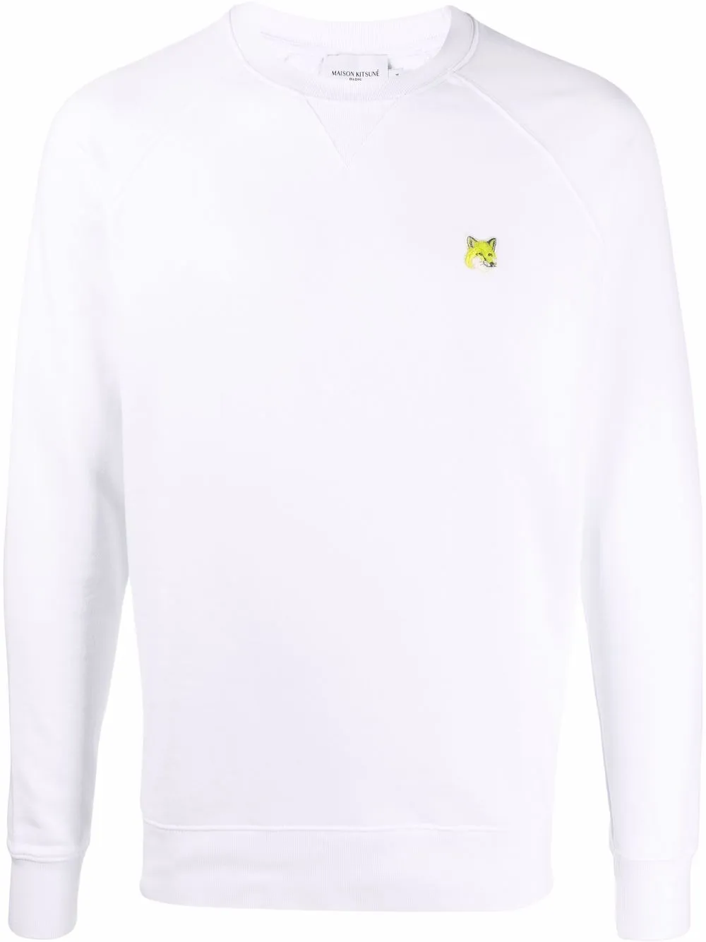 

Maison Kitsuné sudadera con motivo Fox Head - Blanco