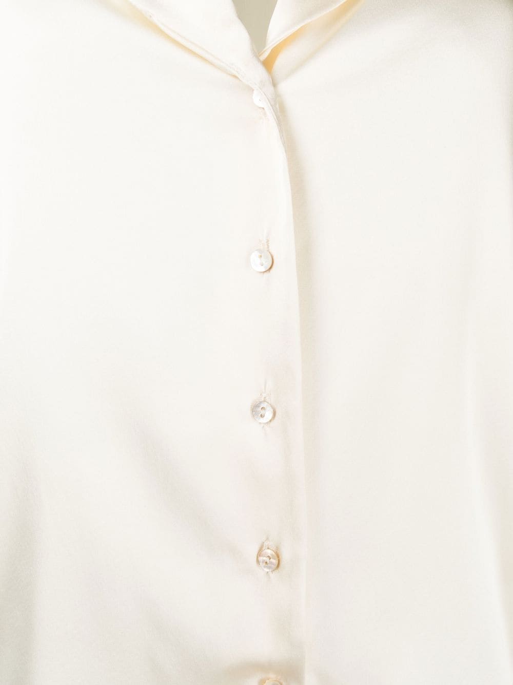 Shop Gilda & Pearl Feather-trim Silk Pyjama Set In White