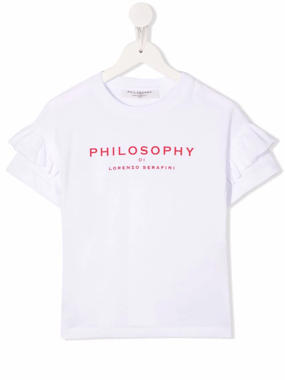 

Philosophy Di Lorenzo Serafini Kids playera con logo estampado - Blanco