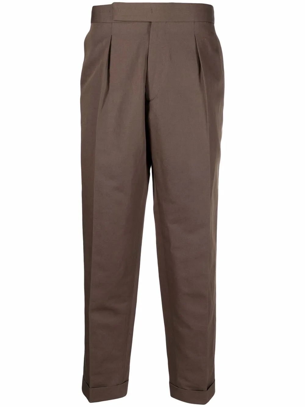 

Briglia 1949 pantalones capri con pinzas - Marrón